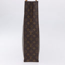 LOUIS VUITTON Monogram Sac Plat Hand Bag M51140 LV Auth ka5853-4