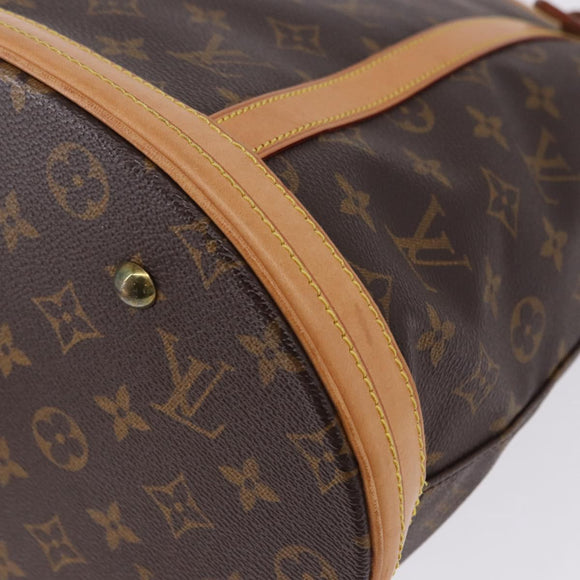 LOUIS VUITTON Monogram Bucket GM Shoulder Bag M42236 LV Auth ka5854