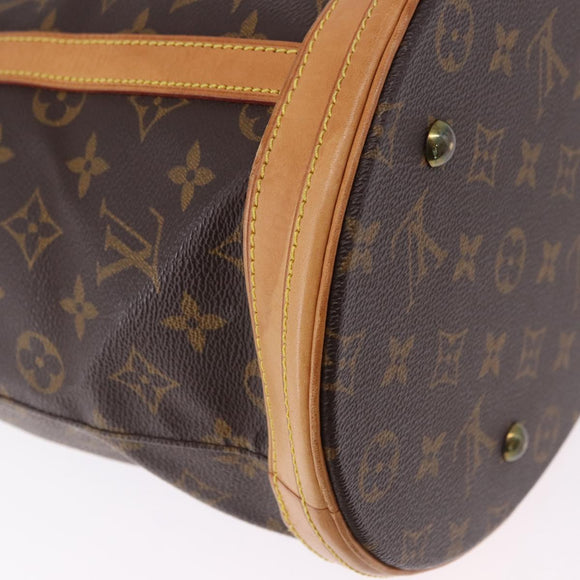 LOUIS VUITTON Monogram Bucket GM Shoulder Bag M42236 LV Auth ka5854