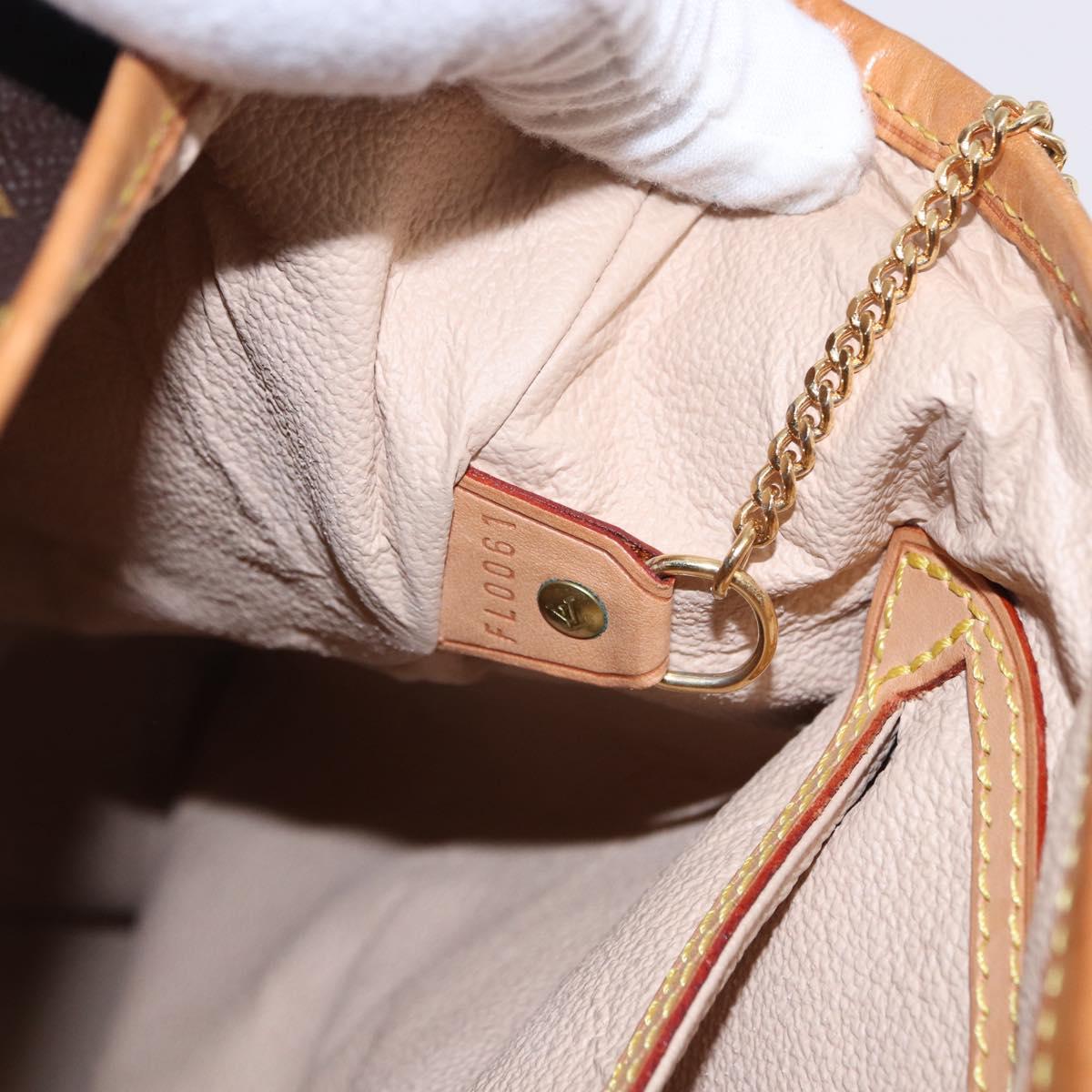 LOUIS VUITTON Monogram Bucket GM Shoulder Bag M42236 LV Auth