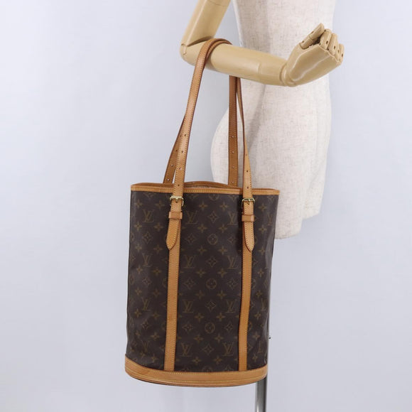LOUIS VUITTON Monogram Bucket GM Shoulder Bag M42236 LV Auth ka5854