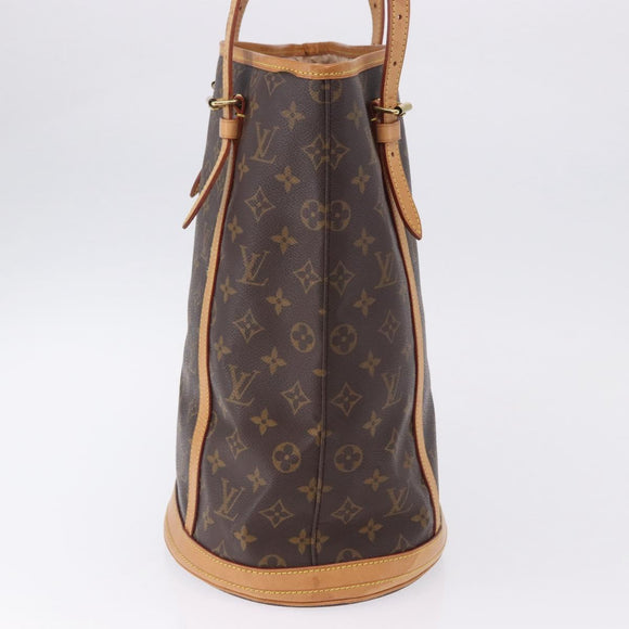 LOUIS VUITTON Monogram Bucket GM Shoulder Bag M42236 LV Auth ka5854