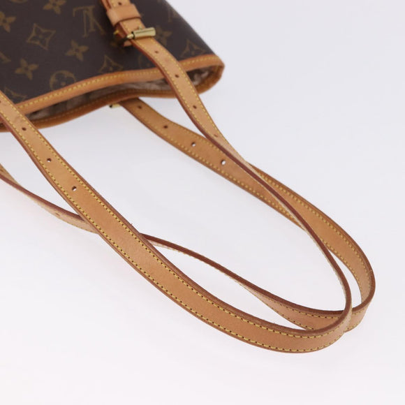 LOUIS VUITTON Monogram Bucket GM Shoulder Bag M42236 LV Auth ka5854