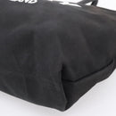 BURBERRY Tote Bag Canvas Black Silver Auth ka5856V-9