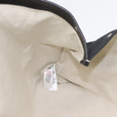 BURBERRY Tote Bag Canvas Black Silver Auth ka5856V-18