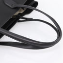BURBERRY Tote Bag Canvas Black Silver Auth ka5856V-7