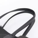 BURBERRY Tote Bag Canvas Black Silver Auth ka5856V-8
