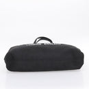 BURBERRY Tote Bag Canvas Black Silver Auth ka5856V-5