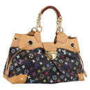 LOUIS VUITTON Monogram Multicolor Ursula Tote Bag Black M40124 LV Auth ka5857V-1
