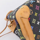 LOUIS VUITTON Monogram Multicolor Ursula Tote Bag Black M40124 LV Auth ka5857V-16