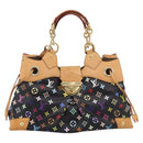 LOUIS VUITTON Monogram Multicolor Ursula Tote Bag Black M40124 LV Auth ka5857V-13