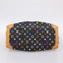 LOUIS VUITTON Monogram Multicolor Ursula Tote Bag Black M40124 LV Auth ka5857V-5