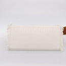 FENDI Zucca Canvas Hand Bag 2way White Silver Auth ka5858M-5