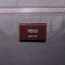 FENDI Zucca Canvas Hand Bag 2way White Silver Auth ka5858M-19