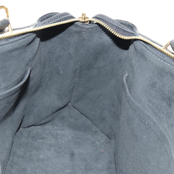 LOUIS VUITTON Empreinte Petit Palais PM Hand Bag Black M58913 LV Auth ka585M