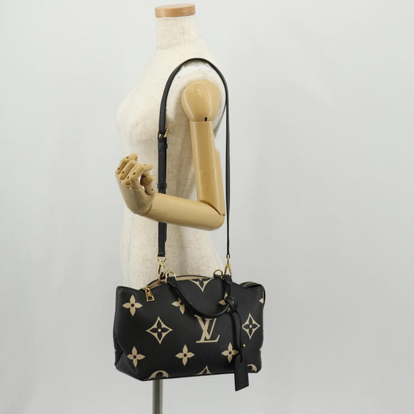 LOUIS VUITTON Empreinte Petit Palais PM Hand Bag Black M58913 LV Auth ka585M
