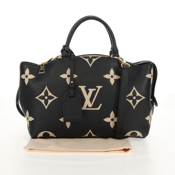 LOUIS VUITTON Empreinte Petit Palais PM Hand Bag Black M58913 LV Auth ka585M
