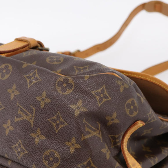 LOUIS VUITTON Monogram Saumur 35 Shoulder Bag M42254 LV Auth ka5862