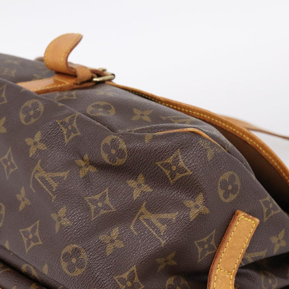 LOUIS VUITTON Monogram Saumur 35 Shoulder Bag M42254 LV Auth ka5862