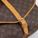 LOUIS VUITTON Monogram Saumur 35 Shoulder Bag M42254 LV Auth ka5862-18