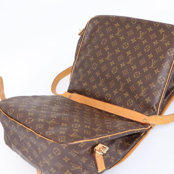 LOUIS VUITTON Monogram Saumur 35 Shoulder Bag M42254 LV Auth ka5862
