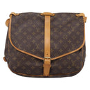 LOUIS VUITTON Monogram Saumur 35 Shoulder Bag M42254 LV Auth ka5862-13