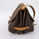 LOUIS VUITTON Monogram Saumur 35 Shoulder Bag M42254 LV Auth ka5862-4