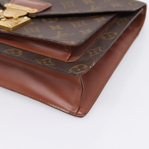 LOUIS VUITTON Monogram Monceau 26 Hand Bag 2way M51187 LV Auth ka5863