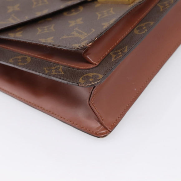 LOUIS VUITTON Monogram Monceau 26 Hand Bag 2way M51187 LV Auth ka5863