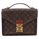 LOUIS VUITTON Monogram Monceau 26 Hand Bag 2way M51187 LV Auth ka5863-13