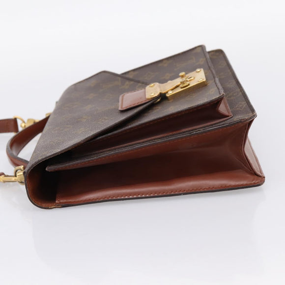 LOUIS VUITTON Monogram Monceau 26 Hand Bag 2way M51187 LV Auth ka5863