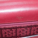 CARTIER Must Line Shoulder Bag Leather Bordeaux Gold Auth ka5868-15