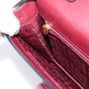 CARTIER Must Line Shoulder Bag Leather Bordeaux Gold Auth ka5868-18