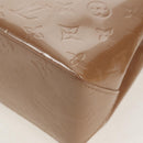 LOUIS VUITTON Monogram Vernis Reade PM Hand Bag Noisette M91334 LV Auth ka586V-16