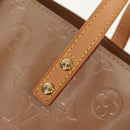 LOUIS VUITTON Monogram Vernis Reade PM Hand Bag Noisette M91334 LV Auth ka586V-17