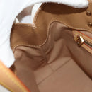 LOUIS VUITTON Monogram Vernis Reade PM Hand Bag Noisette M91334 LV Auth ka586V-20