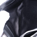 Miu Miu Matelasse Shoulder Bag Leather Black Silver Auth ka5870SAM-25