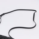 Miu Miu Matelasse Shoulder Bag Leather Black Silver Auth ka5870SAM-14