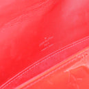 LOUIS VUITTON Monogram Vernis Thompson Street Bag Red Rouge M91094 Auth ka5871-20