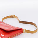 LOUIS VUITTON Monogram Vernis Thompson Street Bag Red Rouge M91094 Auth ka5871-8