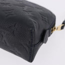LOUIS VUITTON Monogram Empreinte Pochette Cosmetic PM Navy M69413 LV Auth ka5873-16