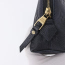 LOUIS VUITTON Monogram Empreinte Pochette Cosmetic PM Navy M69413 LV Auth ka5873-8