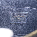LOUIS VUITTON Monogram Empreinte Pochette Cosmetic PM Navy M69413 LV Auth ka5873-17