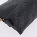 LOUIS VUITTON Monogram Empreinte Pochette Cosmetic PM Navy M69413 LV Auth ka5873-7