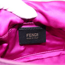 FENDI Mamma Baguette Hand Bag Leather Purple Gold Auth ka5874A-15