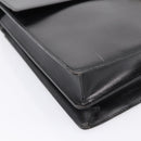 CARTIER Business Bag Leather Black Gold Auth ka5875-11