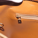 LOUIS VUITTON Monogram Vernis Houston Hand Bag Bronze M91122 LV Auth ka5876-20