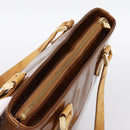 LOUIS VUITTON Monogram Vernis Houston Hand Bag Bronze M91122 LV Auth ka5876-6