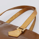 LOUIS VUITTON Monogram Vernis Houston Hand Bag Bronze M91122 LV Auth ka5876-8