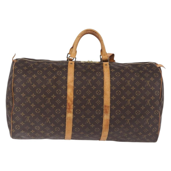 LOUIS VUITTON Monogram Keepall 60 Boston Bag M41422 LV Auth ka5878